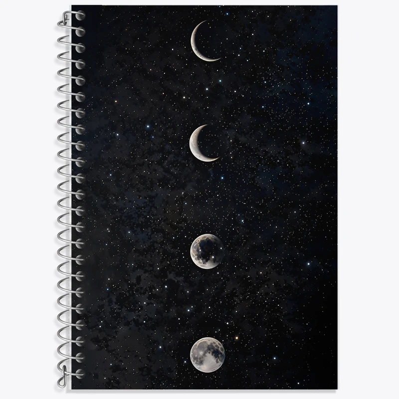 دفتر نت موسیقی 50 برگ خندالو طرح ماه (Moon) کد F11608