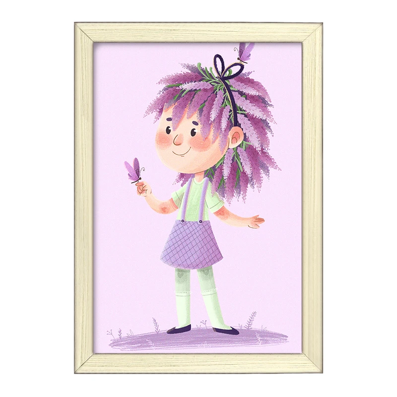 تابلو خندالو طرح دخترانه فانتزی کد 25728