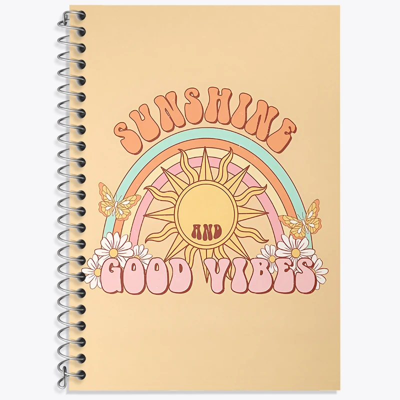 دفتر زبان 50 برگ خندالو مدل دو خط طرح انگیزشی کد N8522