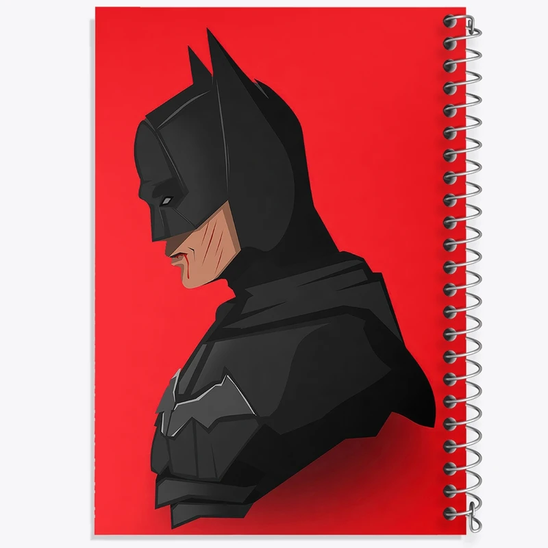 دفتر طراحی 50 برگ خندالو طرح بتمن Batman کد 24248