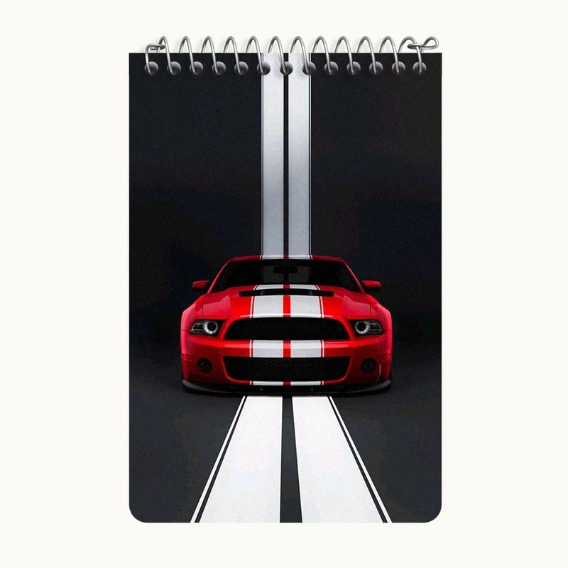 دفتر یادداشت 50 برگ خندالو طرح ماشین اسپرت کد F2927
