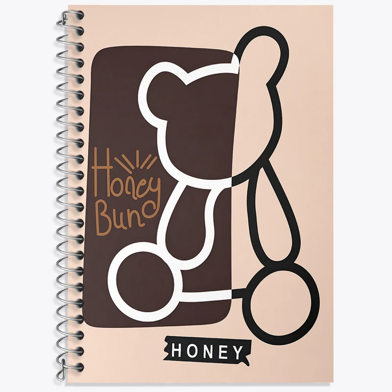 دفتر نت موسیقی 50 برگ خندالو طرح خرس تدی کد N8507