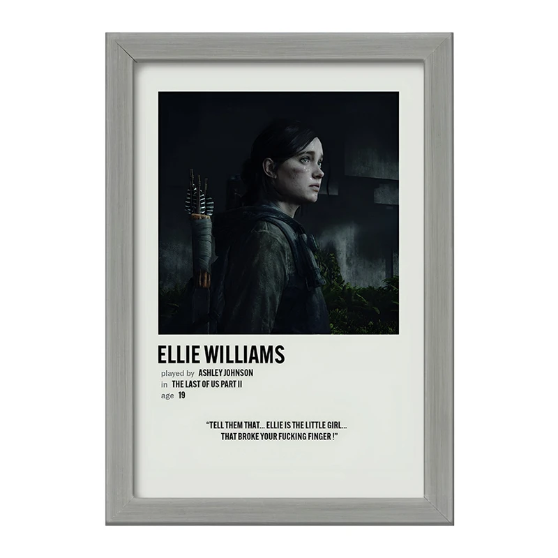 تابلو خندالو طرح الی ویلیامز (Ellie Williams) کد F13087