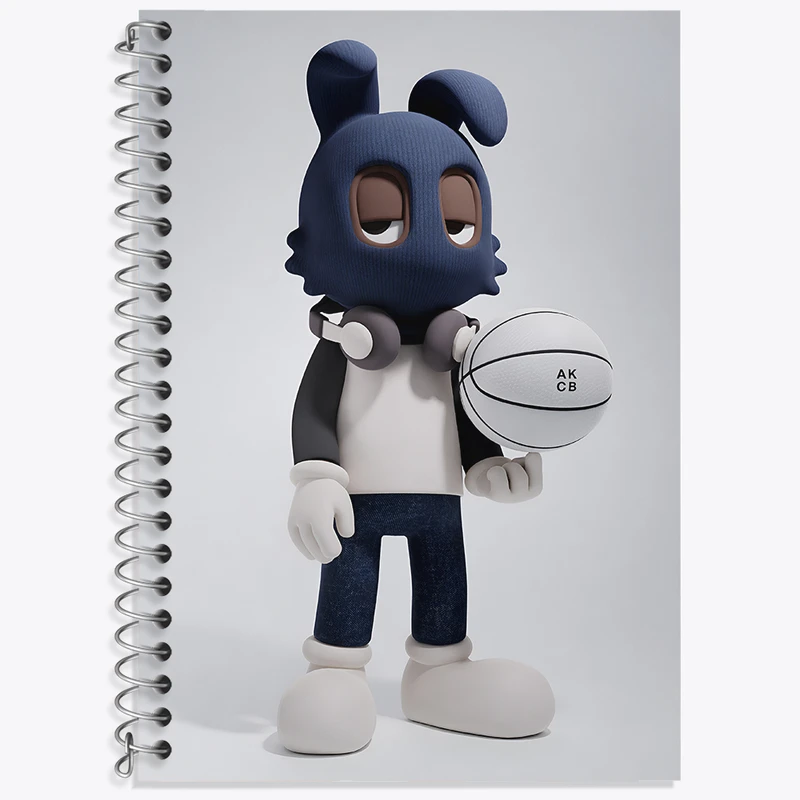 دفتر نت موسیقی 50 برگ خندالو طرح آدمک ماسک دار کد F4045