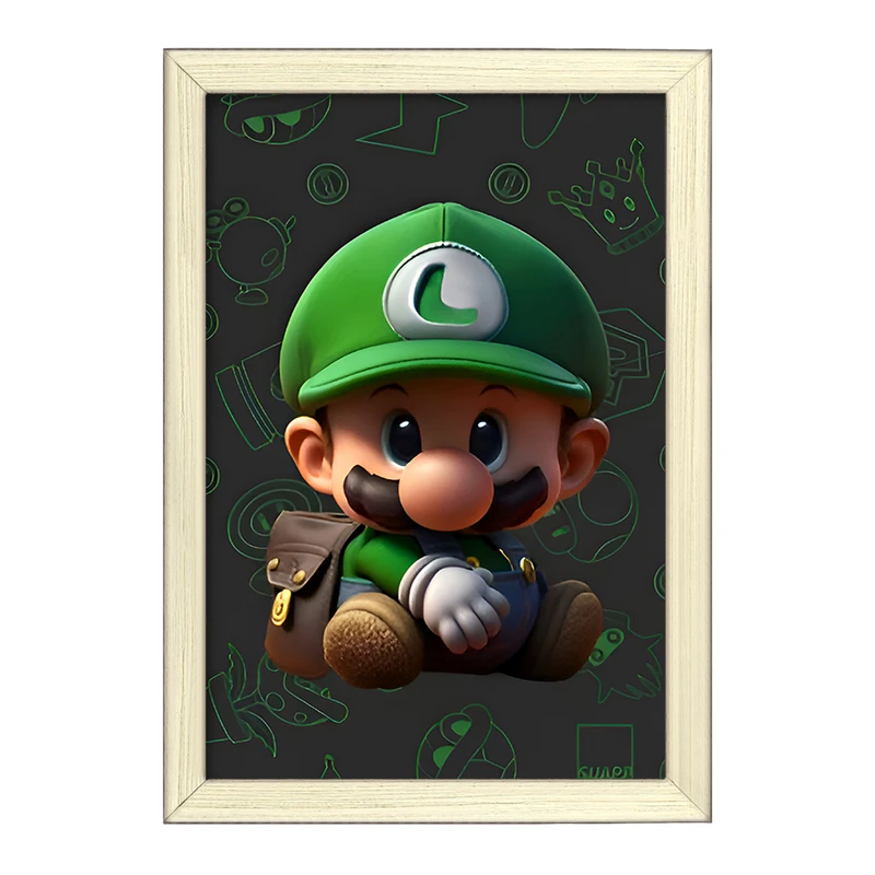 تابلو خندالو طرح سوپر ماریو (Super Mario) کد F9579