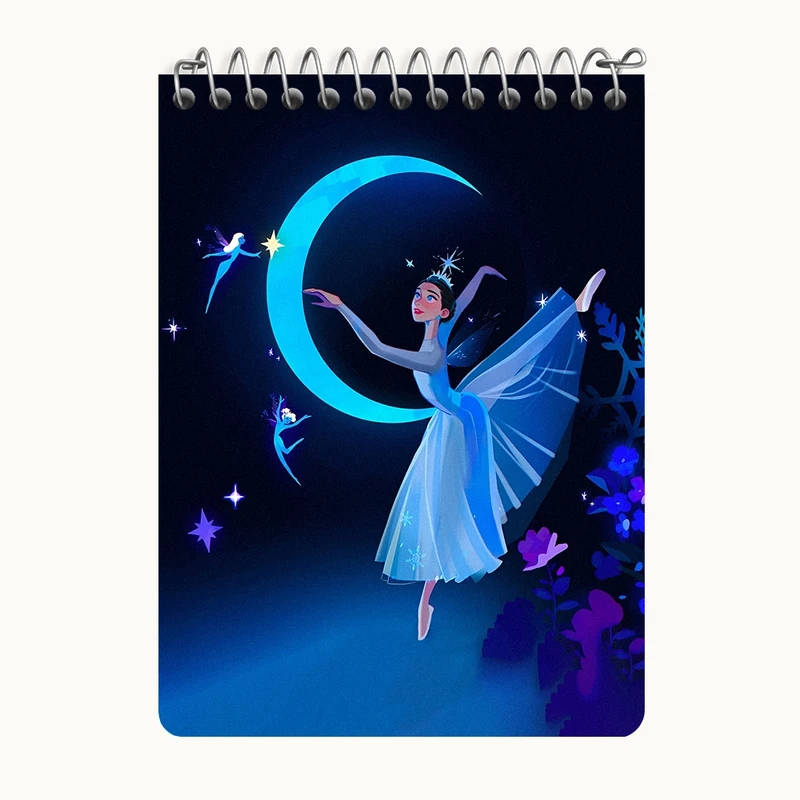 دفتر یادداشت 50 برگ خندالو طرح دخترانه کد N4811