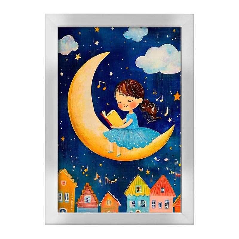 تابلو خندالو طرح دخترانه کودکانه کد F10931