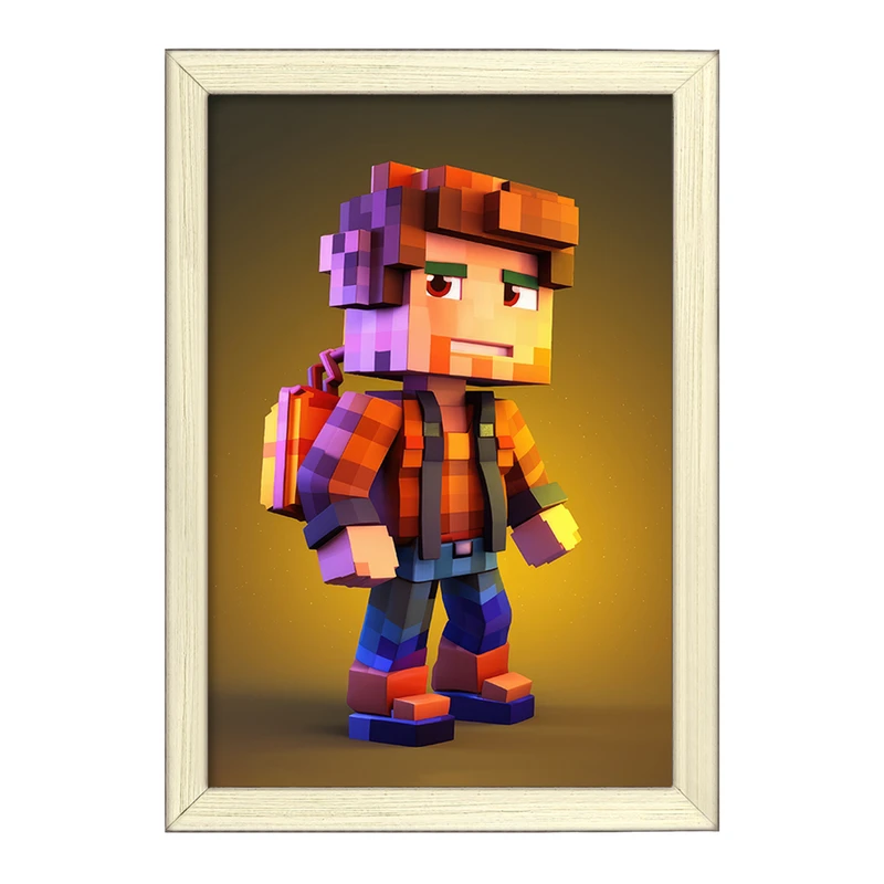 تابلو خندالو طرح ماینکرافت (Minecraft) کد F2057