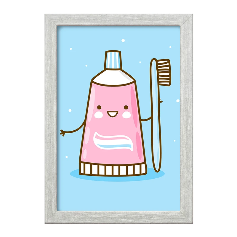 تابلو خندالو طرح دندان و دندان پزشکی کودکانه کد 36723