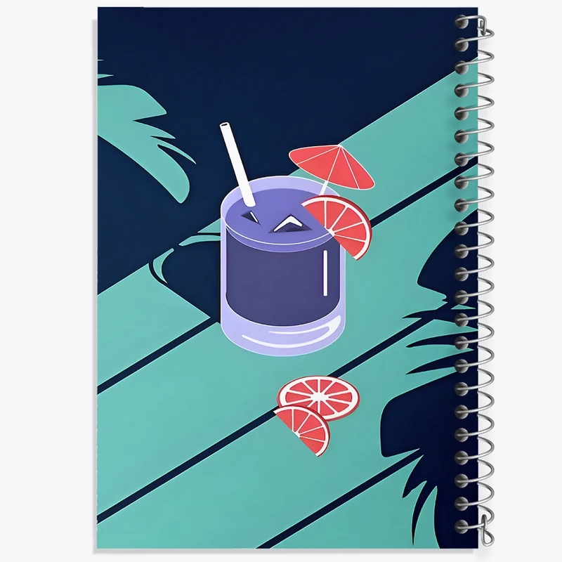 دفتر شطرنجی 50 برگ خندالو طرح آبمیوه کد F10426