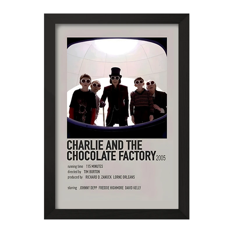 تابلو خندالو طرح چارلی و کارخانه شکلات سازی کد F13123