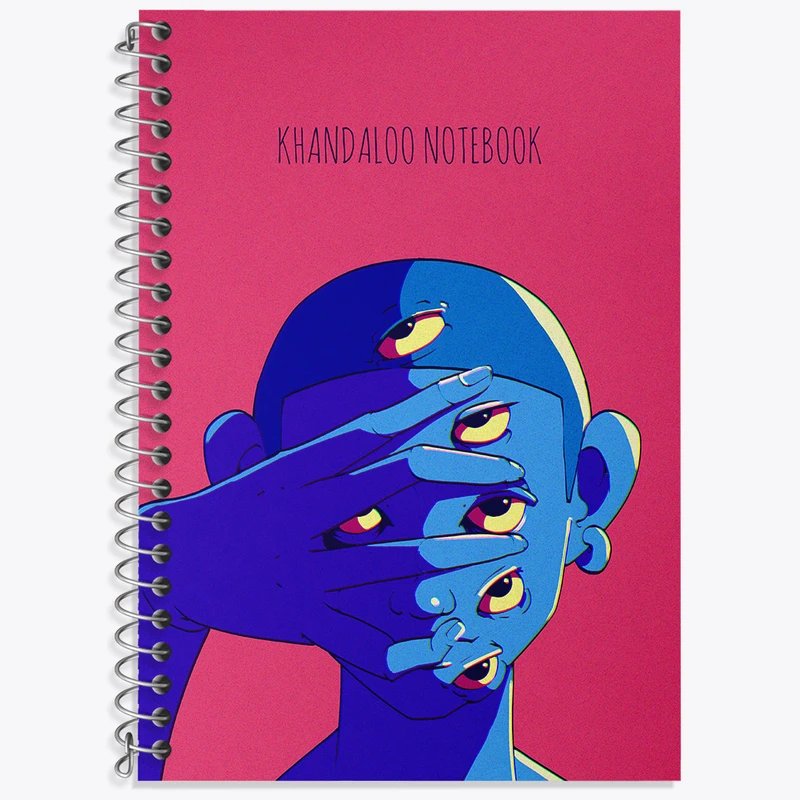 دفتر نت موسیقی 50 برگ خندالو طرح آدم فضایی کد N7989