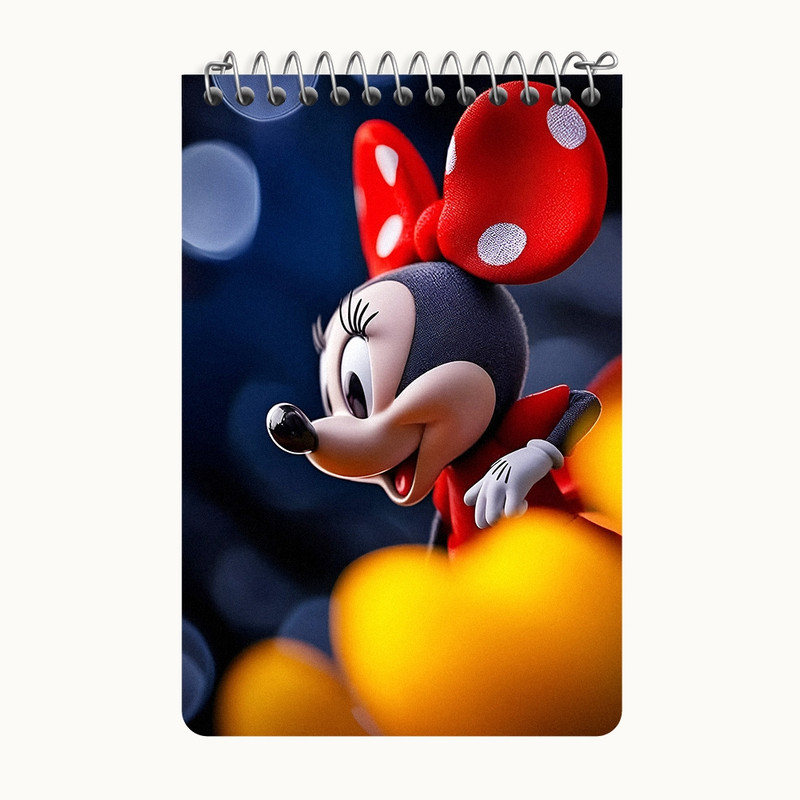 دفتر یادداشت 50 برگ خندالو طرح میکی موس (Mickey Mouse) کد F13694