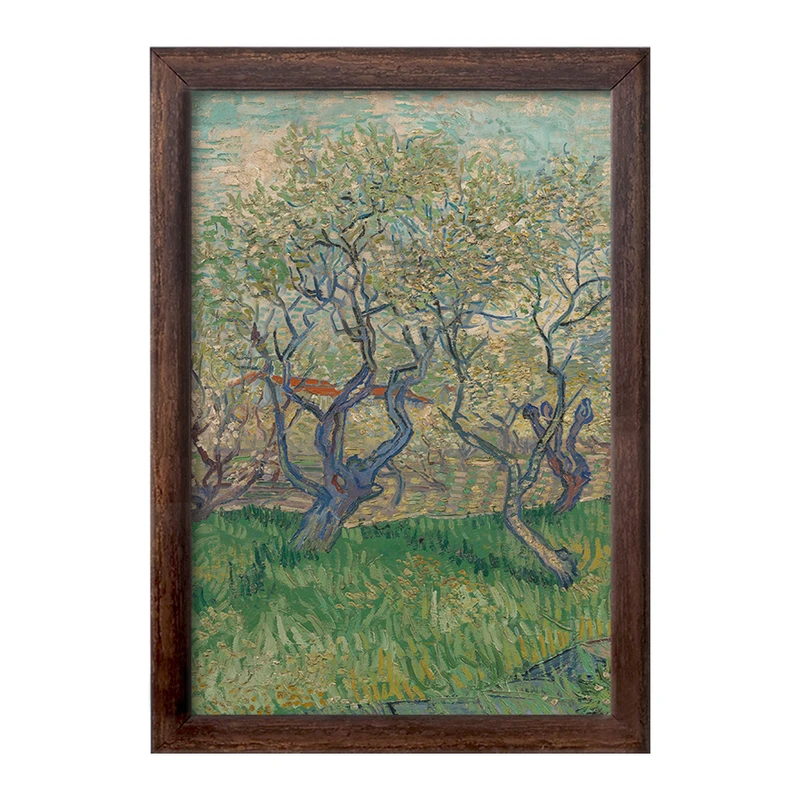 تابلو خندالو طرح باغ های در حال شکوفه دادن ونسان ونگوگ (Van Gogh) کد 36793