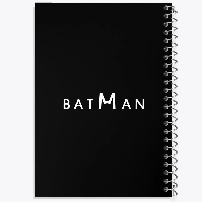 دفتر طراحی 50 برگ خندالو طرح بتمن (Batman) کد F3977