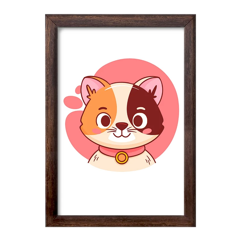 تابلو خندالو طرح گربه حیوانات بامزه کد 37162