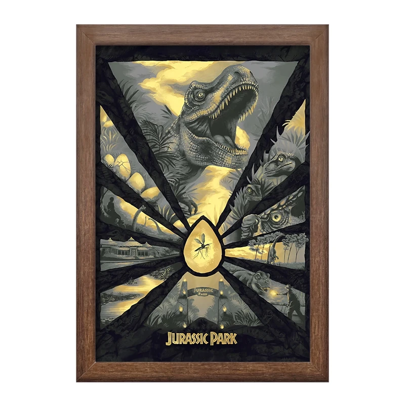تابلو خندالو طرح ژوراسیک (Jurassic Park) کد F13787