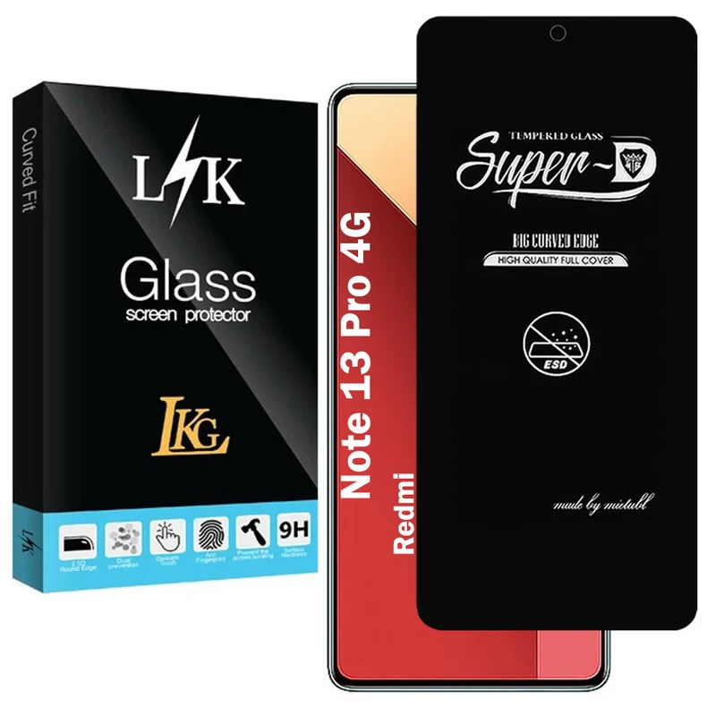 محافظ صفحه نمایش ال کا جی مدل SupD-LK مناسب برای گوشی موبایل شیائومی Redmi Note 13 Pro 4G