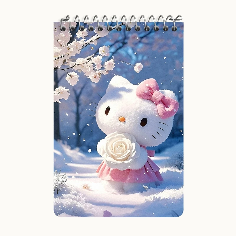 دفتر یادداشت 50 برگ خندالو طرح هلو کیتی کد F10307