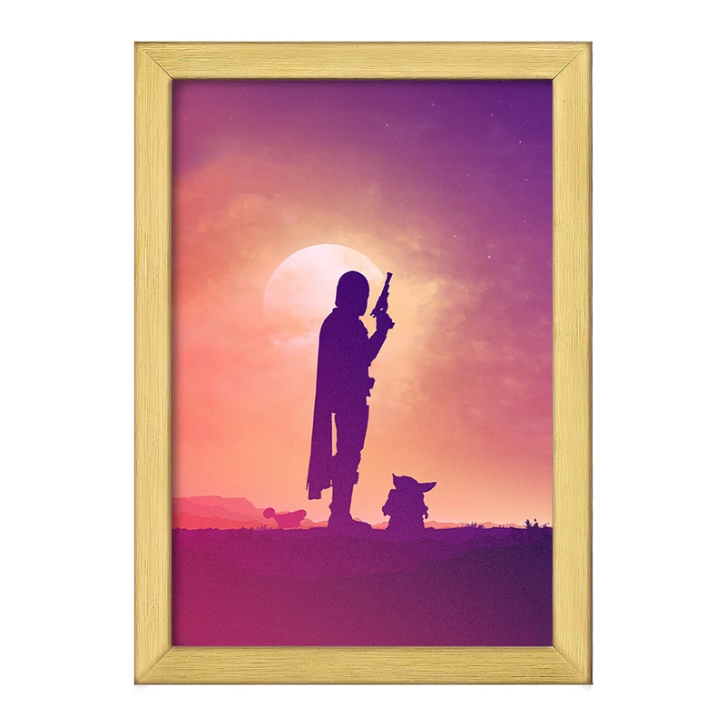 تابلو خندالو طرح جنگ ستارگان (Star Wars) کد F1765