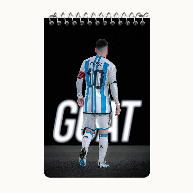 دفتر یادداشت 50 برگ خندالو طرح لیونل مسی کد F7189