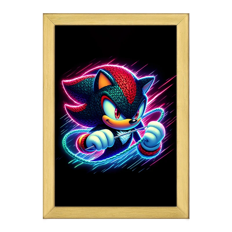 تابلو خندالو طرح سونیک (Sonic) کد F7179