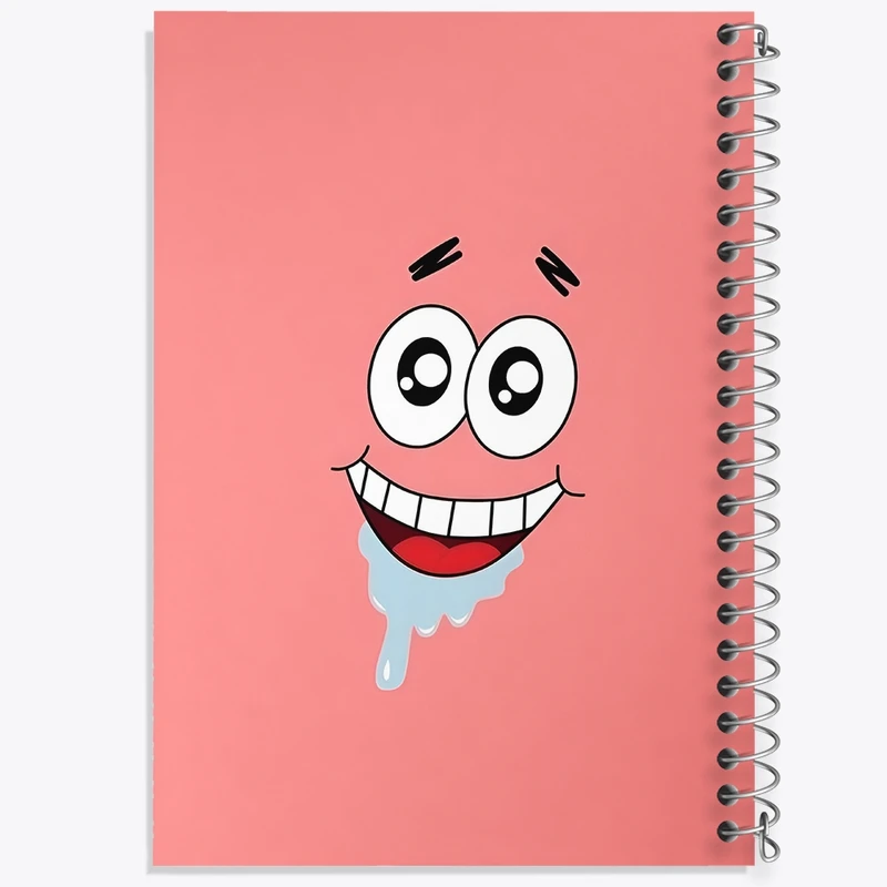 دفتر شطرنجی 50 برگ خندالو طرح پاتریک باب اسفنجی کد F3301