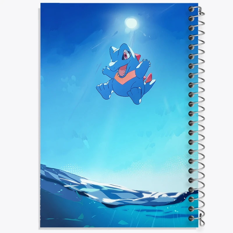 دفتر طراحی 50 برگ خندالو طرح بازی پوکمون (pokemon) کد 32746