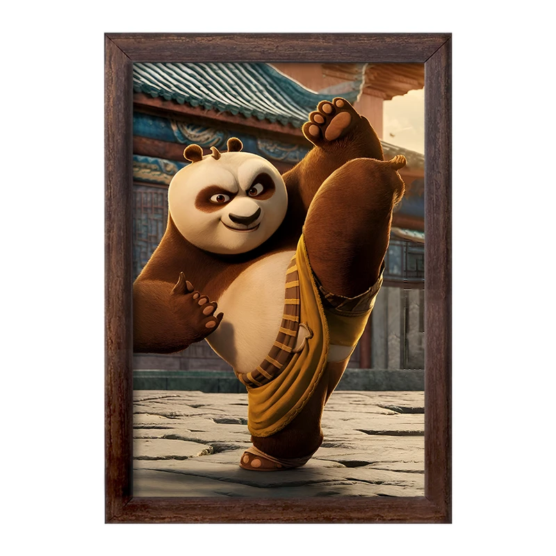 تابلو خندالو طرح پاندای کونگ فوکار کد F12725