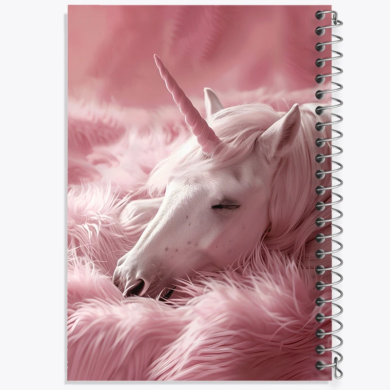 دفتر مشق 50 برگ خندالو طرح اسب تک شاخ کد F3852