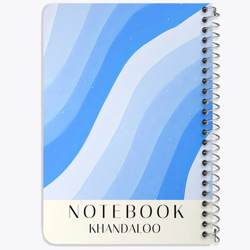 دفتر یادداشت 50 برگ خندالو طرح مینیمال پترن کد N9839
