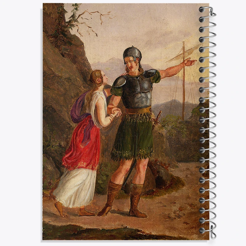 دفتر مشق 100 برگ خندالو طرح نقاشی طرحی برای خروج فریتیوف اثر آدولف تایدمند کد F12331