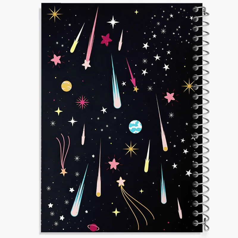 دفتر نقاشی 50 برگ خندالو طرح فضایی کد N6786