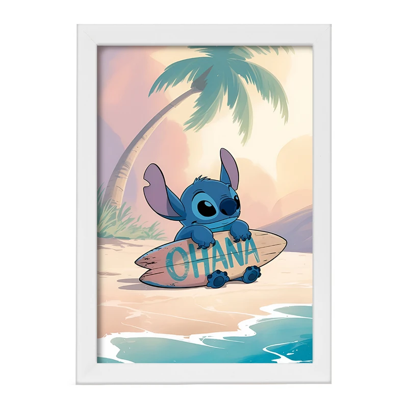 تابلو خندالو طرح استیچ (Stitch) کد F14395