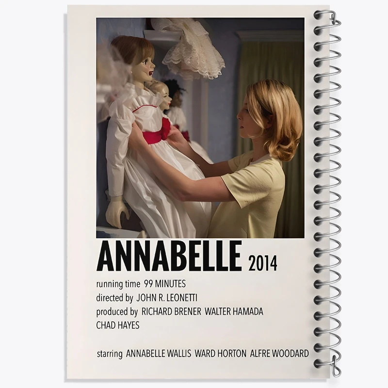 دفتر نقاشی 50 برگ خندالو طرح آنابل (Annabelle) کد F12992