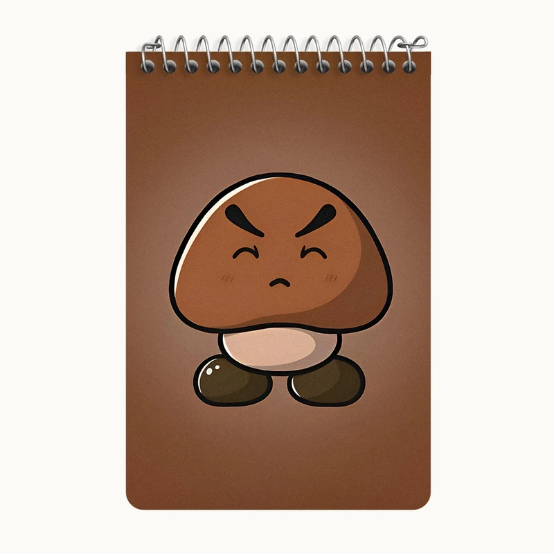 دفتر یادداشت 50 برگ خندالو طرح سوپر ماریو (Super Mario) کد F9433