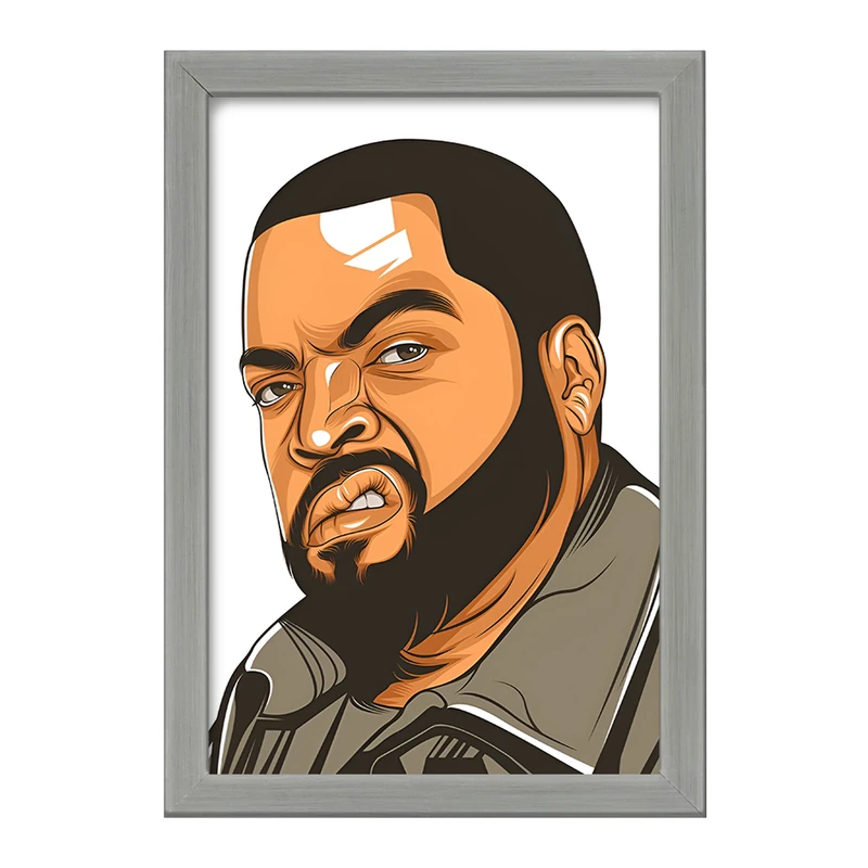 تابلو خندالو طرح آیس کیوب (Ice Cube) کد F10225