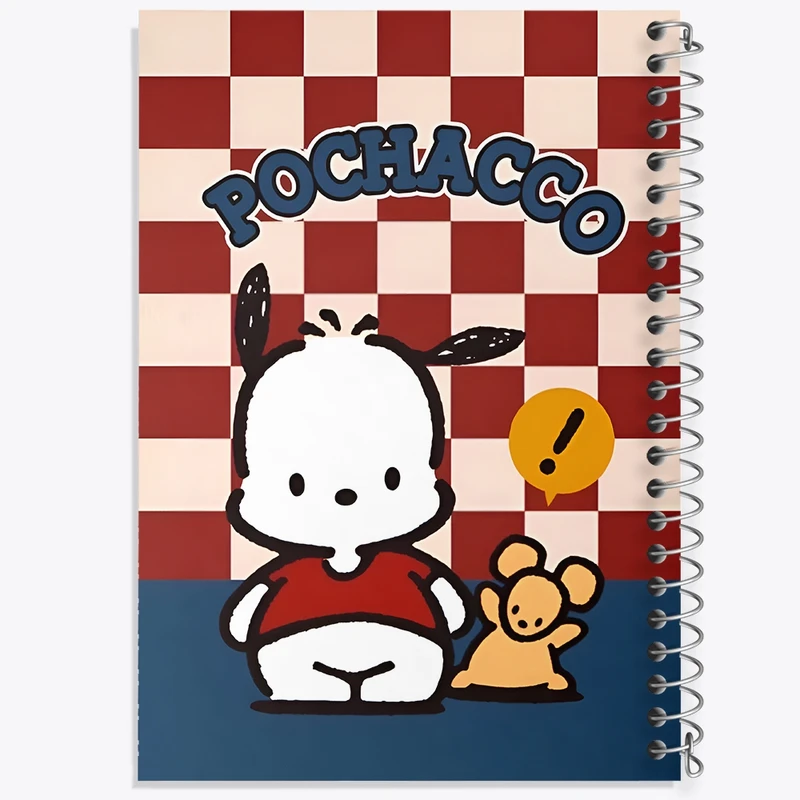 دفتر ژورنال نویسی 50 برگ خندالو مدل نقطه ای طرح پوچاکو (Pochacco) کد N7122