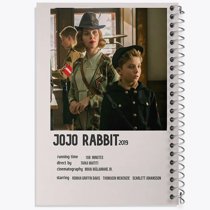 دفتر مشق 100 برگ خندالو طرح جوجو خرگوشه (Jojo Rabbit) کد F12963