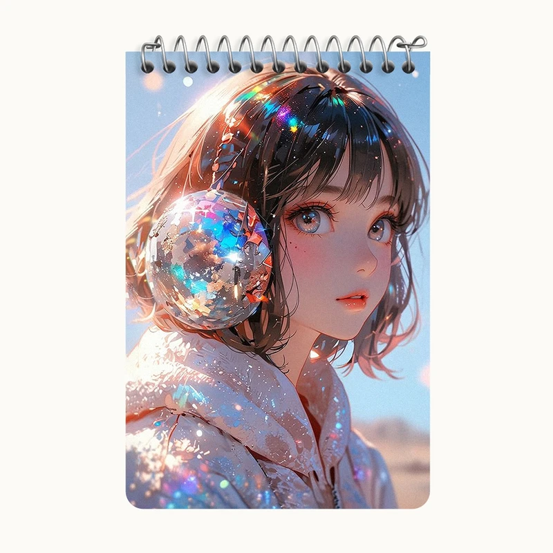 دفتر یادداشت 50 برگ خندالو طرح دخترانه کد F2963