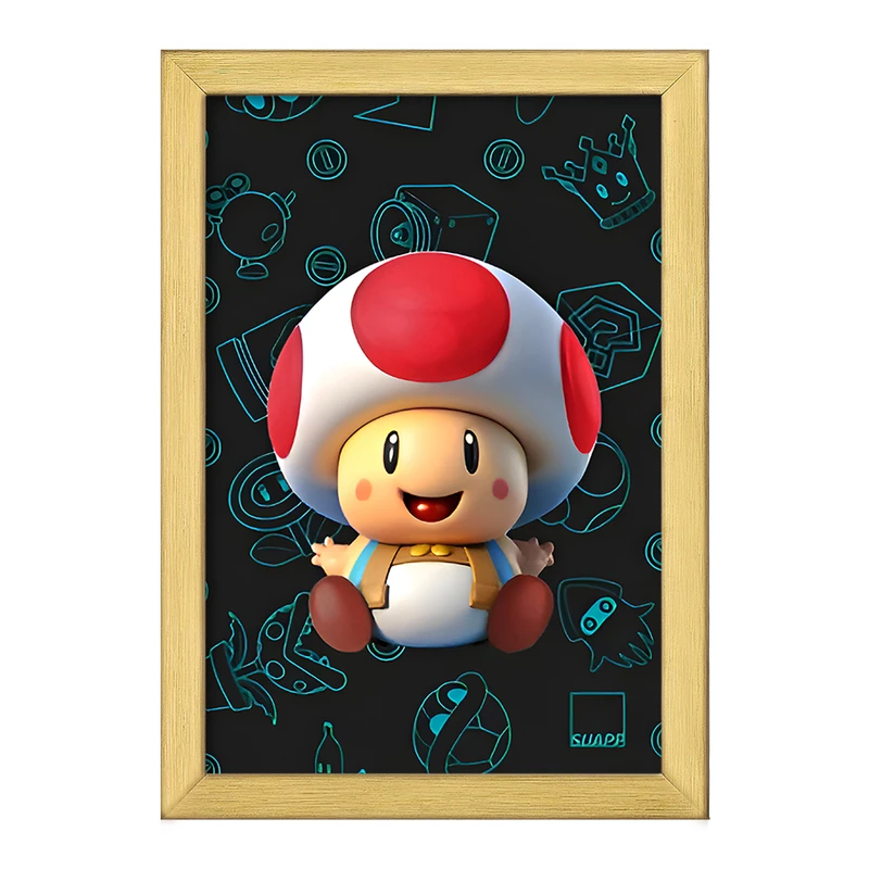 تابلو خندالو طرح سوپر ماریو (Super Mario) کد F9578