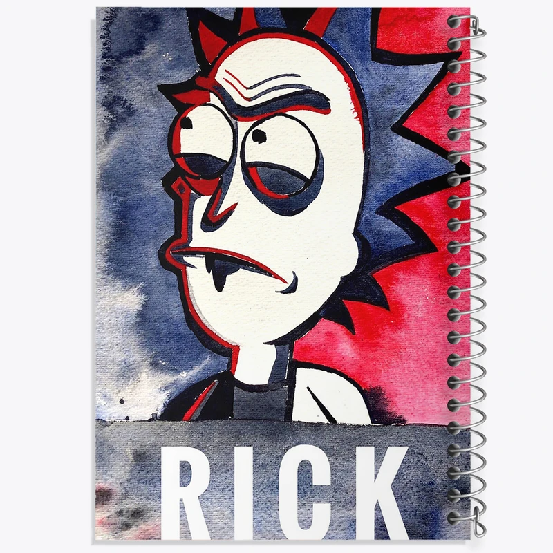 دفتر نقاشی 50 برگ خندالو طرح ریک (Rick) کد F11450