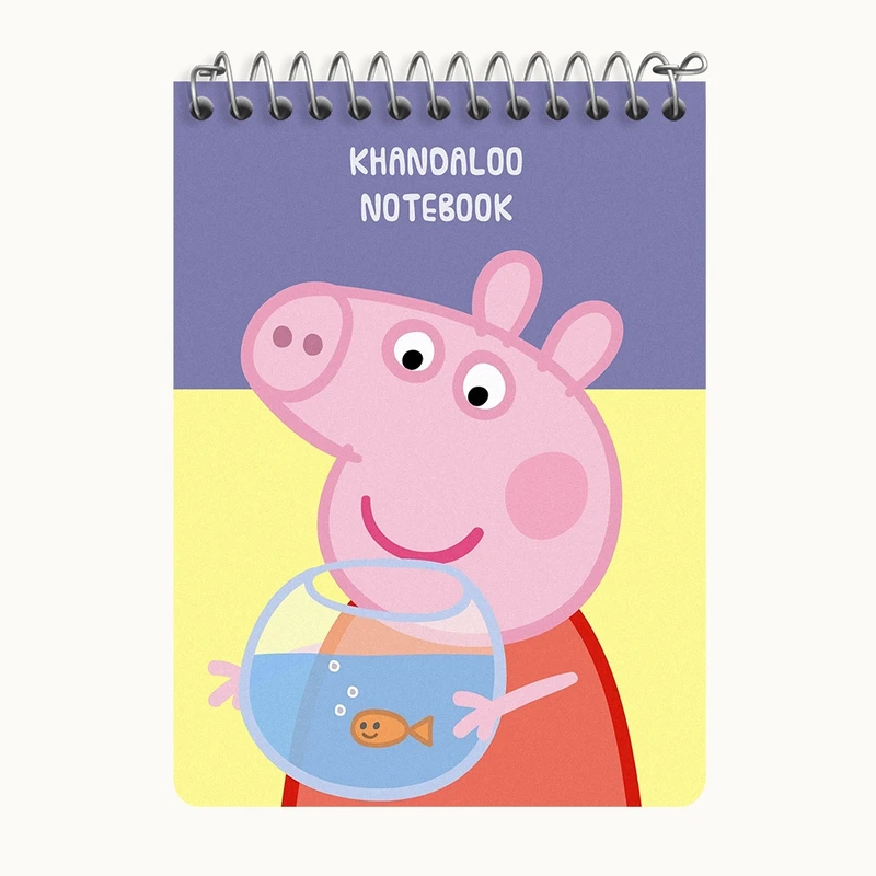 دفتر یادداشت 50 برگ خندالو طرح انیمیشن پپا پیگ (Peppa Pig) کد N9271