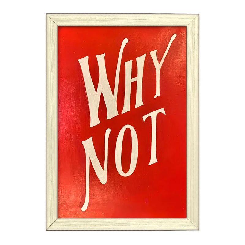 تابلو خندالو طرح Why Not کد F10565