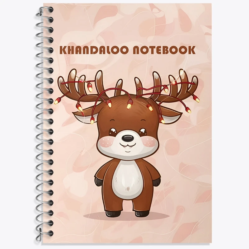 دفتر لغت 50 برگ خندالو طرح گوزن بامزه کد N6197