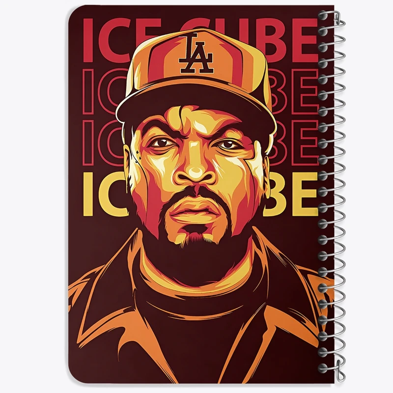 دفتر یادداشت 50 برگ خندالو طرح آیس کیوب (Ice Cube) کد F10222