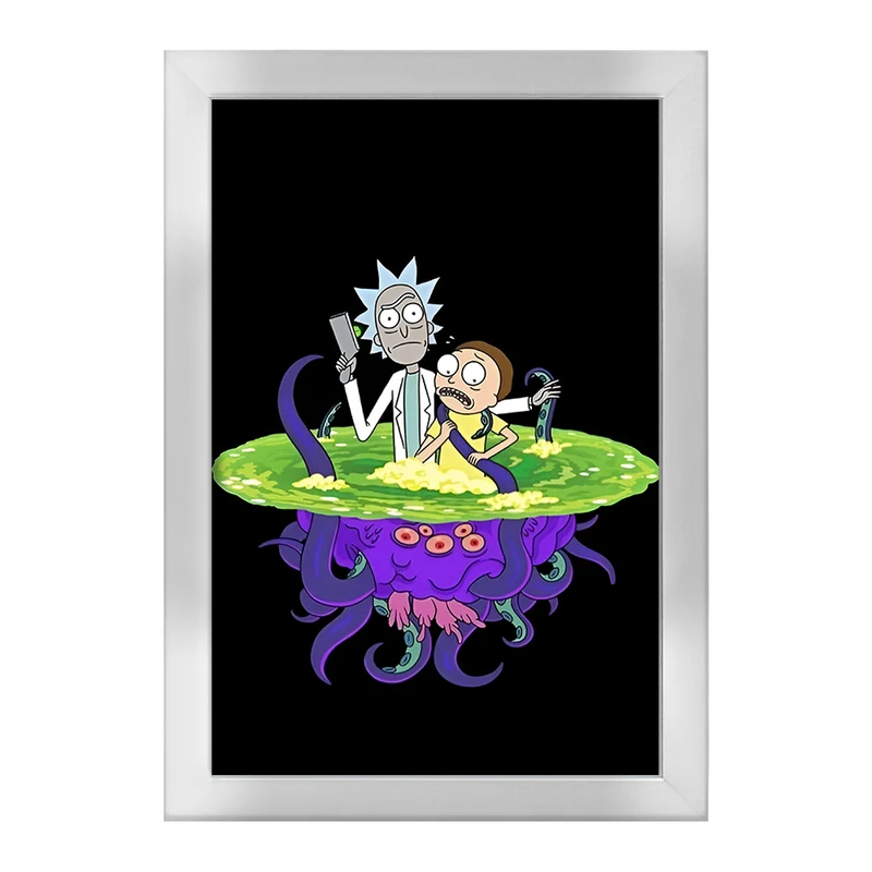 تابلو خندالو طرح ریک و مورتی (Rick and Morty) کد F4015