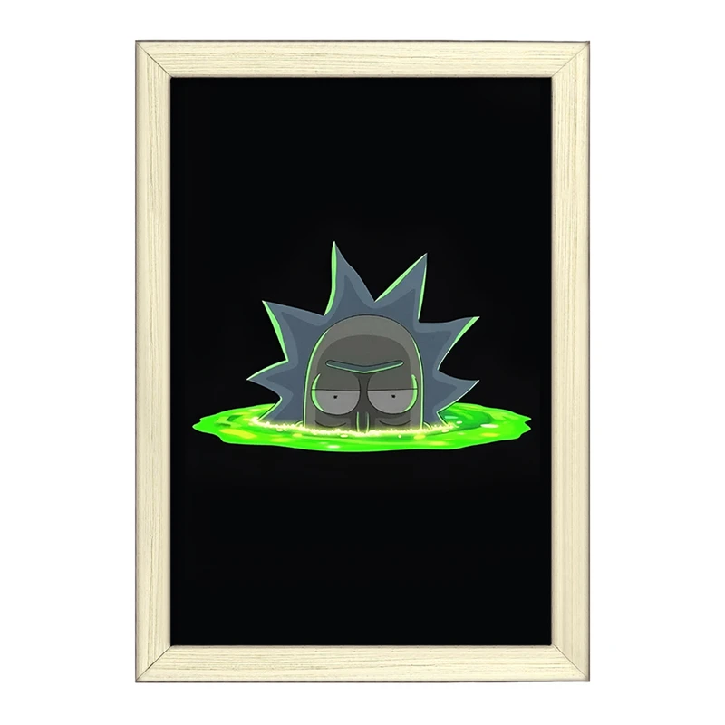 تابلو خندالو طرح ریک و مورتی (Rick and Morty) کد F4016