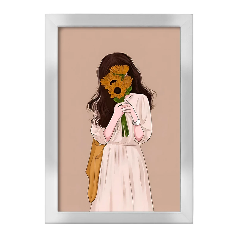 تابلو خندالو طرح دخترانه مینیمال کد F5199