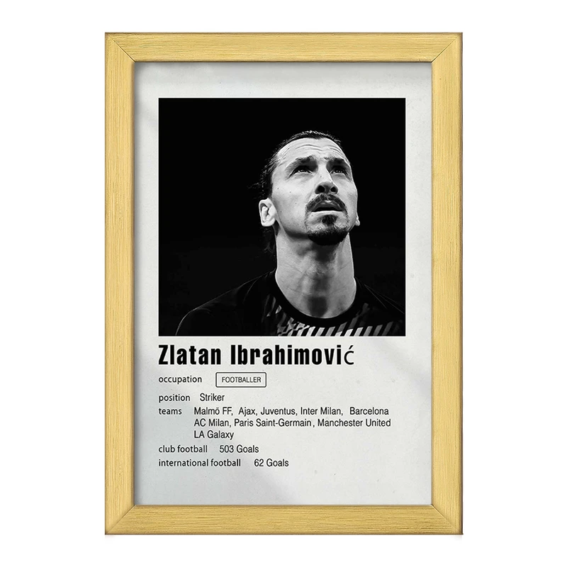 تابلو خندالو طرح زلاتان ابراهيموفيتش (Zlatan Ibrahimović) کد F11248